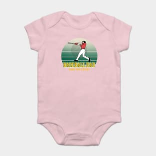Baseball dad home run expert Baby Bodysuit